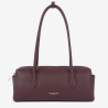 Lancaster - Sac baguette épaule Donna cube bordeaux